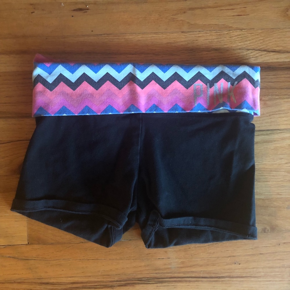 Chevron PINK Yoga Shorts